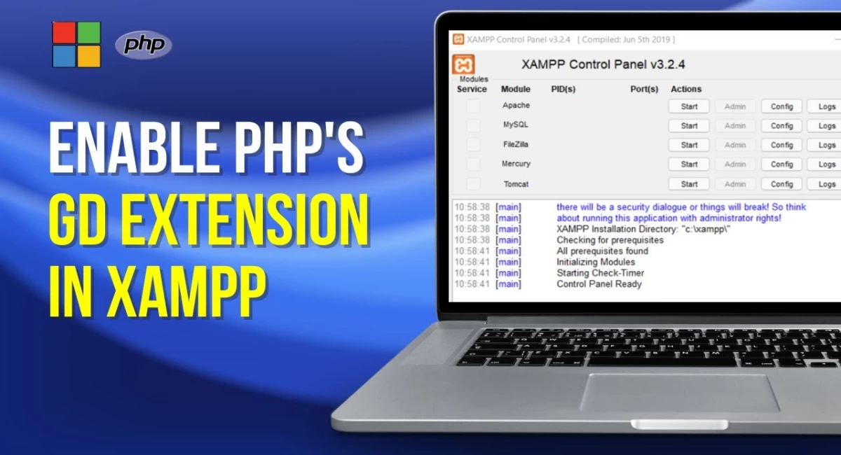 How to Resolve PHP GD Extension Error in XAMPP