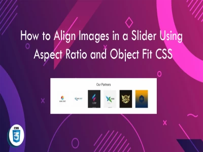 Align Images in Slider Using Aspect Ratio and Object Fit CSS